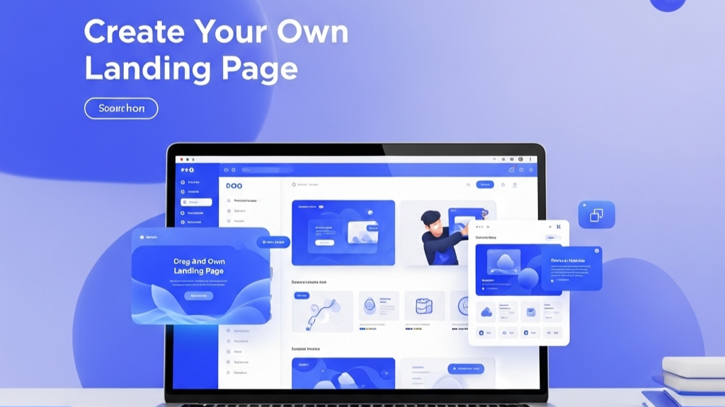Create Own landing page with Domain Hosting in Cheap price